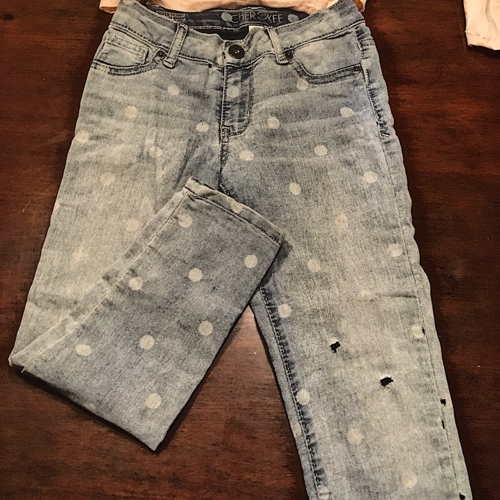 Cute Poka Dot Jeans!